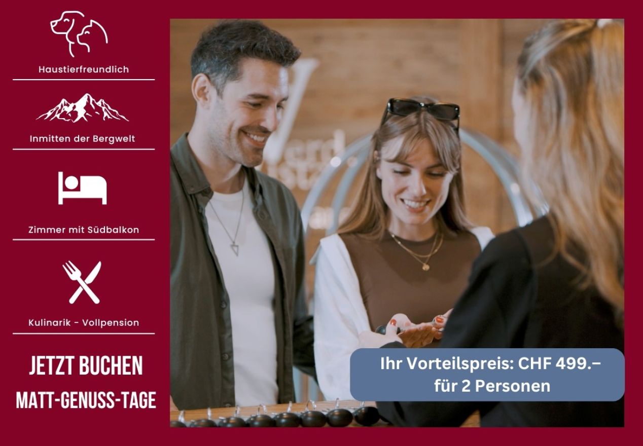 Matt-Genusstage – Auszeit auf 831 Metern